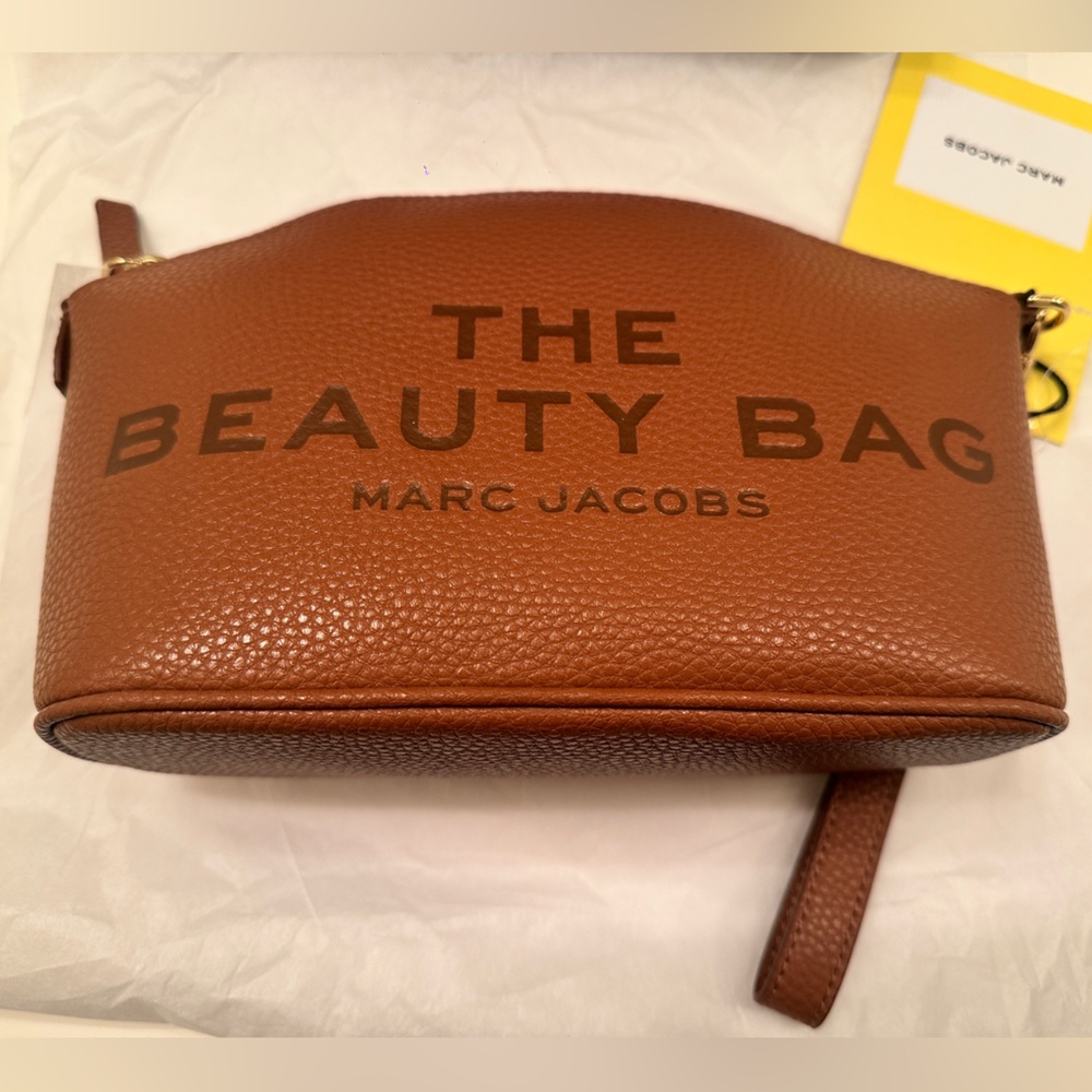 Authentic Marc Jacobs Brown Beauty Bag - Picture 11 of 12